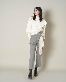 Sweater Silvian Ribbar Beige para Mujer