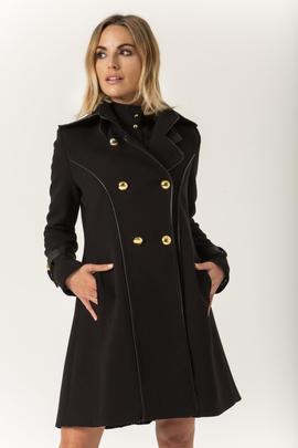 Abrigo Masavi Negro para Mujer