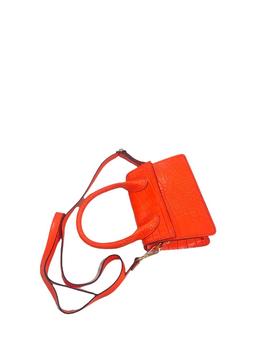 Mini Bolso Piel Naranja para Mujer