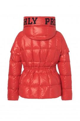 Plumífero H.Preppy Desmontable Rojo para Mujer