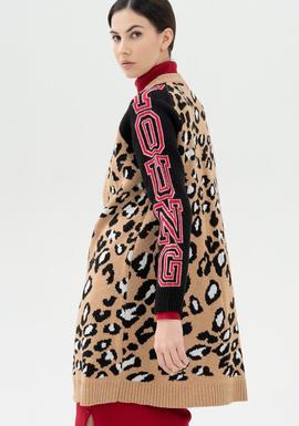 Maxi Cardigan Fracomina Multicolor para Mujer