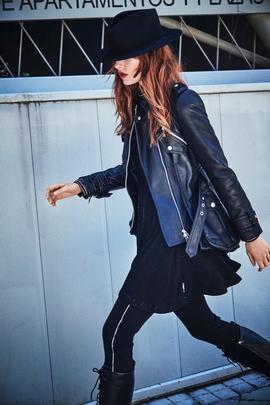 Perfecto H.Preppy Negro para Mujer