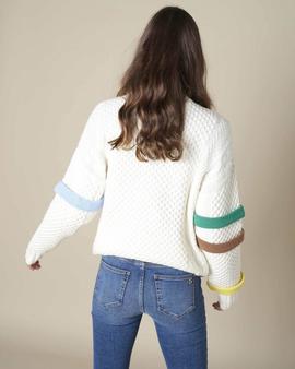 Jersey Silvian Heach Mipol Beige para Mujer