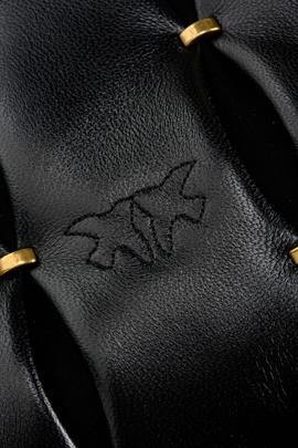 Bolso Pinko Classic Love Bag Puff Pinched Negro para Mujer