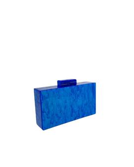 Clutch Rígido Azul Klein para Mujer