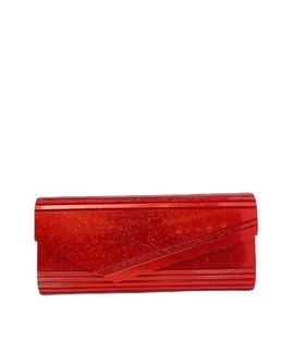 Clutch Rojo Alargado Jimmy para Mujer