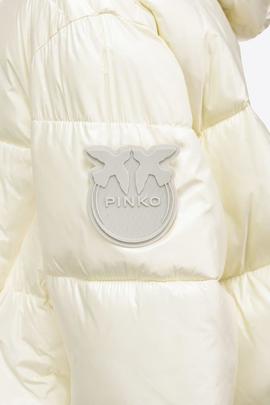 Plumífero Pinko Giza Imbottito Tela Técnica Blanco para Muje