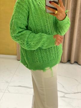 Jersey Kaos Ochos Verde Flúor para Mujer