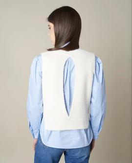 Blusa Y Chaleco Silvian Heach Princenton Azul para Mujer