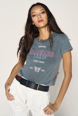 Camiseta Guts And Love Harvard Babe para Mujer