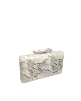 Clutch Mármol Blanco para Mujer