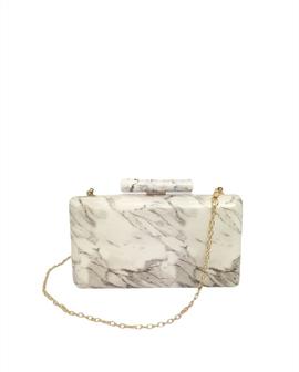 Clutch Mármol Blanco para Mujer