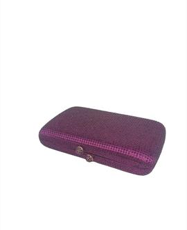 Clutch Brillos Burdeos para Mujer