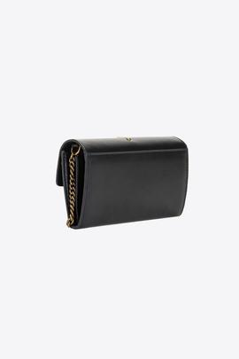 Cartera de Mano Pinko Love Wallet Negro para Mujer