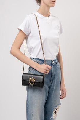 Cartera de Mano Pinko Love Wallet Negro para Mujer