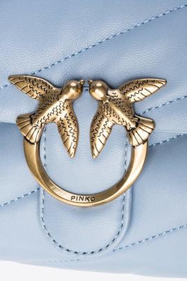 BOLSO PINKO LOVE CLASSIC PUFF LIGHT BLUE PARA MUJER