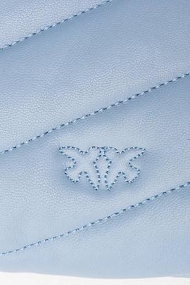 BOLSO PINKO LOVE CLASSIC PUFF LIGHT BLUE PARA MUJER