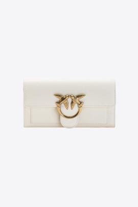Cartera de Mano Pinko Love Wallet Blanca para Mujer