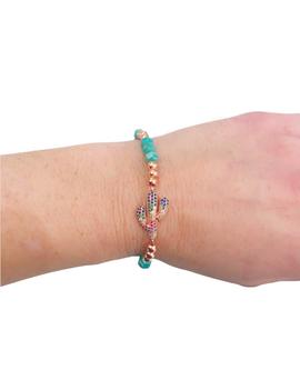 Pulsera Cactus Verde para Mujer