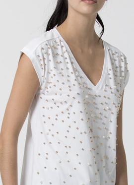 Camiseta Kocca Gilda Blanca para Mujer