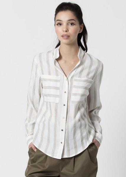 Blusa Kocca Eleth Rayas Beige para Mujer