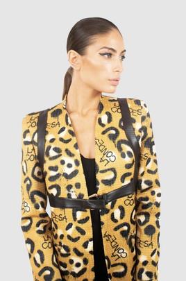 Chaqueta La Condesa Vicious Mostaza para Mujer