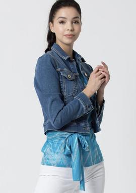CHAQUETA VAQUERA KOCCA KUMARI AZUL