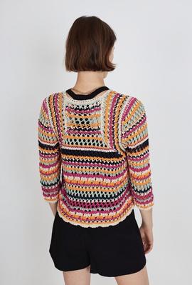 Chaqueta Punto Montoto Multicolor para Mujer