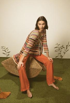 Chaqueta Punto Montoto Multicolor para Mujer
