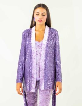 Chaqueta Oky Kimono lila para mujer