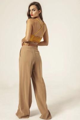 Pantalón Palazzo Masavi Camel para Mujer