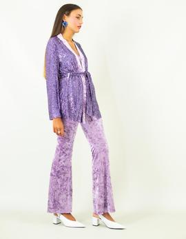 Chaqueta Oky Kimono lila para mujer