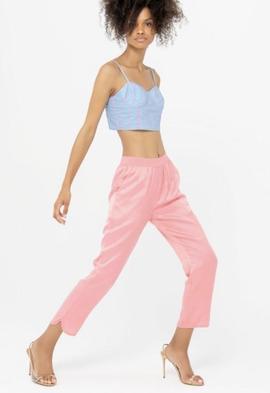 Pantalón Fracomina Blossom Coral para Mujer