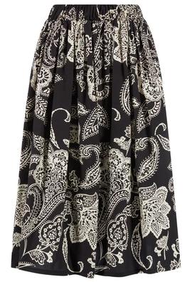 Falda Kaos Estampada Negra para Mujer