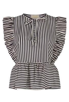 Top Kaos Rayas Negro para Mujer