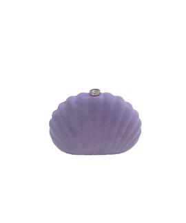 Clutch Concha Lavanda para Mujer