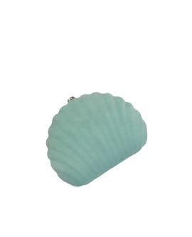 Clutch Concha Verde Agua para Mujer