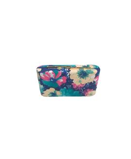 Clutch Forrado Tela Flores Multicolor para Mujer