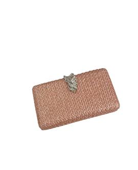 Clutch Rafia Cobre para Mujer