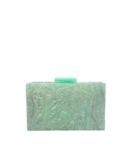  Clutch Rectangular Verde Agua para Mujer