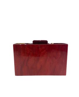 Clutch Rectangular Granate para Mujer