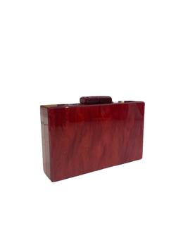 Clutch Rectangular Granate para Mujer