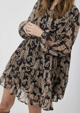 Vestido Silvian Heach Kallon Estampado Negro para Mujer