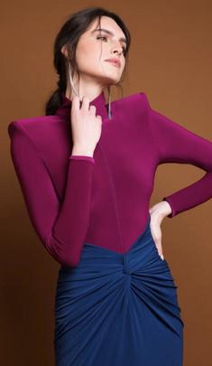 Vestido Victoria Umma Buganvilla Azul para Mujer
