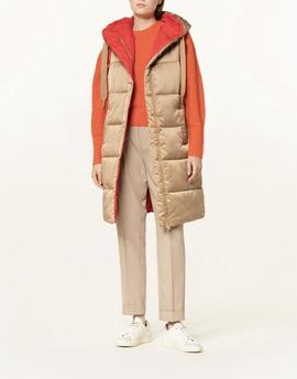 Chaleco Largo Rino&Pelle Camel para Mujer