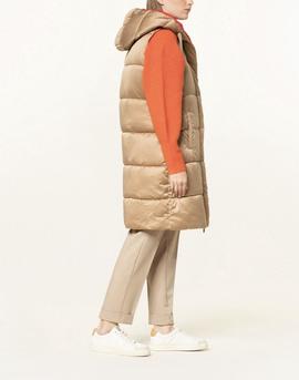 Chaleco Largo Rino&Pelle Camel para Mujer