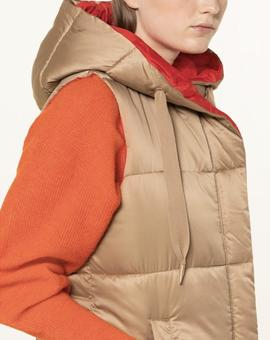 Chaleco Largo Rino&Pelle Camel para Mujer