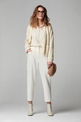 Pantalón Oky Costura Cargada Crudo para Mujer