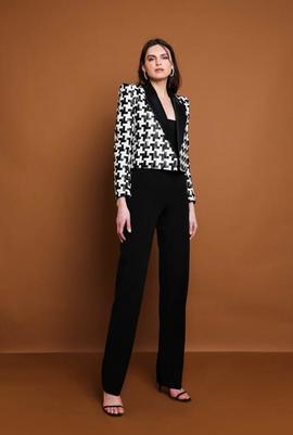 Chaqueta Usa Victoria Blanco y Negro para Mujer