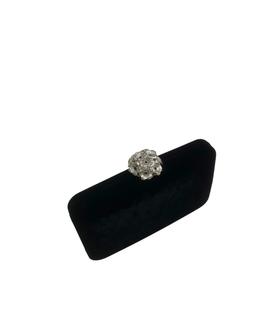 Clutch Terciopelo Negro para Mujer